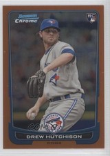 2012 Bowman Draft Chrome Orange Refractor 5/25 Drew Hutchison #36 0w3