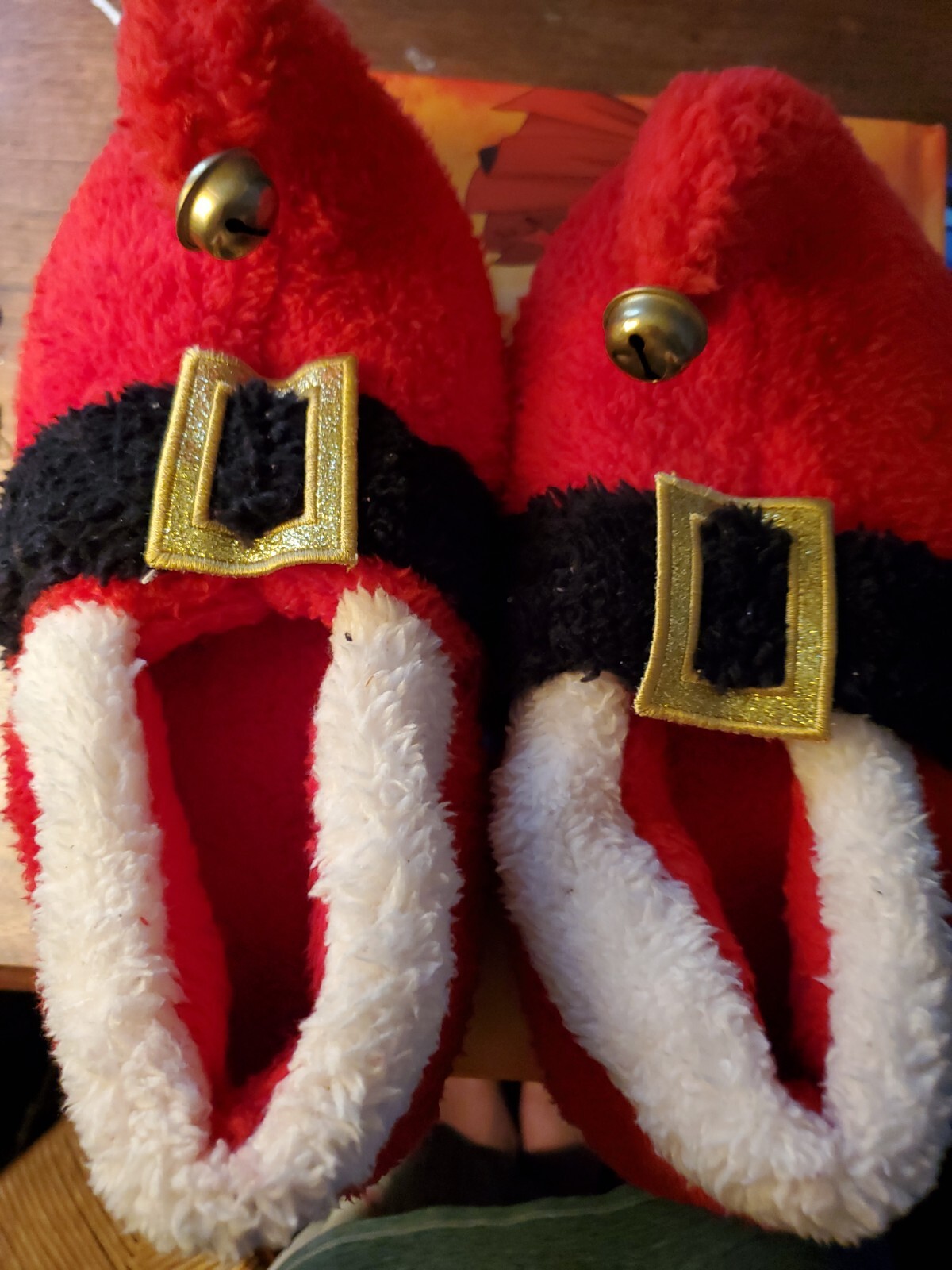 PANTOFOLA D’ORO Ciabatte Babbo Natale con campanelle medie 7 8