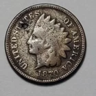 #2 Very GooD Low Mintage 1870 Indian Head Cent