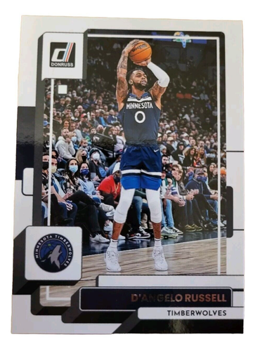 2022 Donruss D'Angelo Russell Minnesota Timberwolves #97 NBA Basketball Card (A6