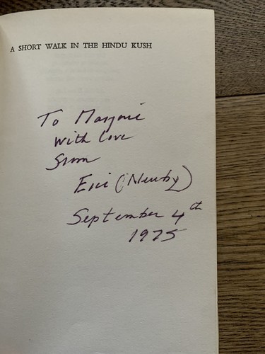 A Short Walk In The Hindu Kush, Signed By Eric Newby,1972 Hodder (1st Thus) - Foto 2 di 3