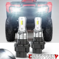 2Pcs Headlight Bulb For 2006 Yamaha Rhino 660 YXR660FASE 4x4 Special Edition