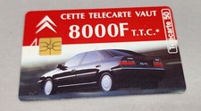 Scheda telefonica Citroen Xantia francese vintage da collezione