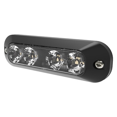 ECCO ED3704C 5.5'' ED3700 Series Surface Mount White LED Strobe Light