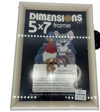 Embroidery Art Craft Dimensions Frame 5x7 w/ Mounting Board NIP
