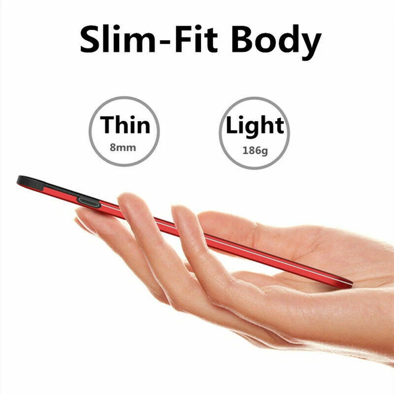 Power Bank 10000mAh 2USB External Battery Portable Charger For Mobile Phone US