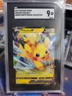 SGC 9 MINT PIKACHU V SWSH285 CROWN ZENITH PROMO POKEMON TCG (LOW POP 3)