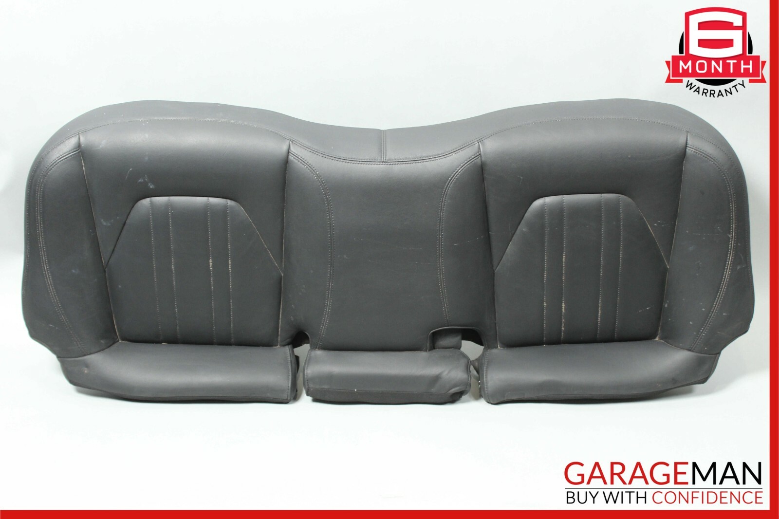 14-17 Maserati Ghibli Rear Lower Bottom Bench Seat Cushion Cover Black OEM