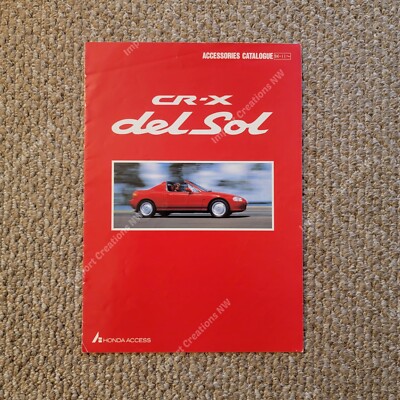 coroページ 1994 JDM Honda Verno CR-X Del Sol Honda Access Catalog Accessories