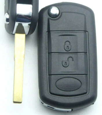 Auto Klapp Schlüsselgehäuse für LAND ROVER RANGE SPORT DISCOVERY 3 Rohling HU101