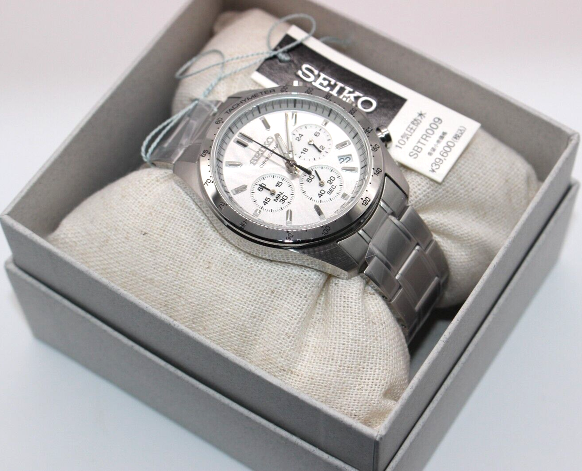 SEIKO Spirit SBTR009 Chronograph Men's Watch New in Box Authentic