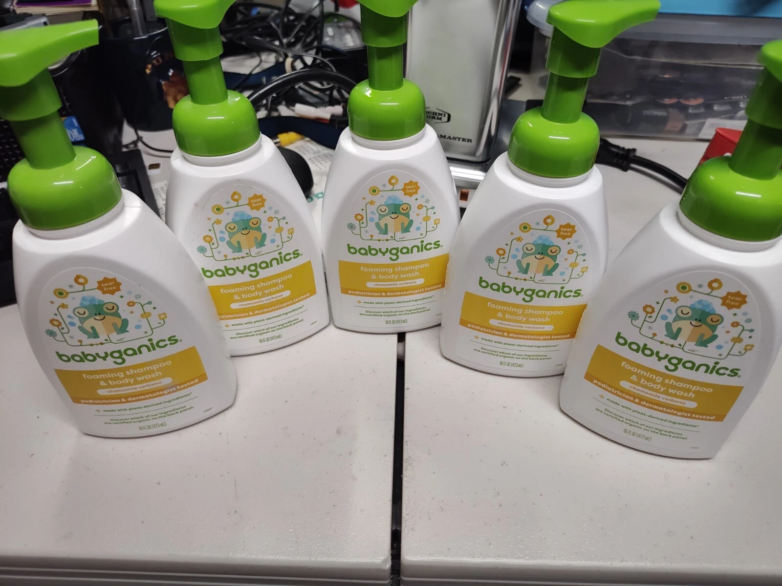5 BABYGANICS Chamomile Foaming Baby Shampoo & Body Wash-16 Oz. EA-NEW!
Opens in a new window or tab