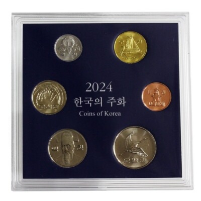 2024 South Korea Mint Coin Set - 1 Won to 500 Won KOMSCO | eBay