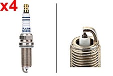 HELLA 4x Zündkerze Für BMW X1 FORD LAND ROVER MERCEDES MITSUBISHI 02-17 1278884