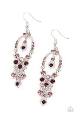 Paparazzi Jewelry - Sophisticated Starlet - Purple Earring - Brand New