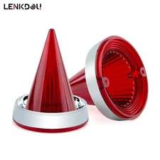 For Harley Pair Turn Signal Light Lens Cover Ring Electra Street Glide Road King