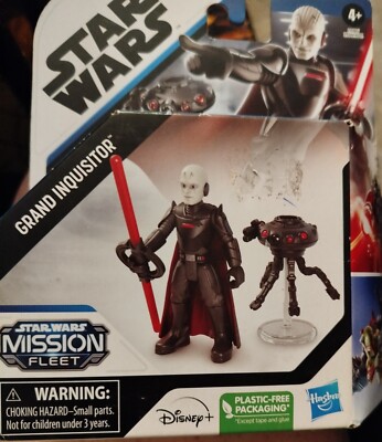 2022 Star Wars Mission Fleet Grand Inquisitor w/ Probe Droid Obi-Wan Kenobi TOY