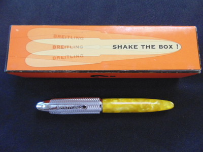 BREITLING JEWELRY STORE GIFT FACTORY SPIFF BUYERS BONUS PEN / COMPLETE BOX SET 