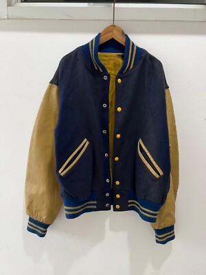 60s-70s Distressed Vintage Butwin Varsity Jacket | eBay