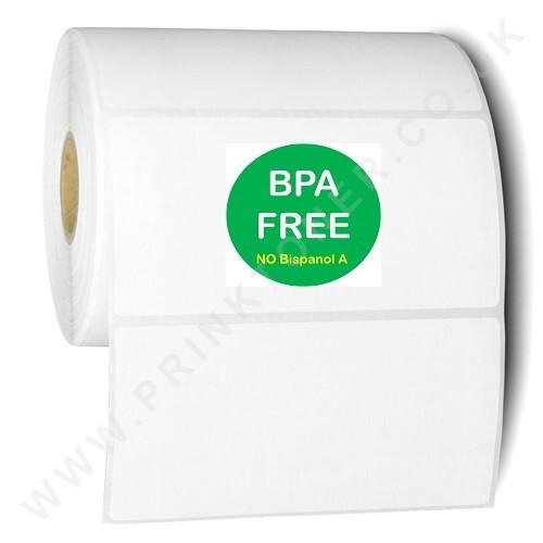 2000 Labels (2 Rolls) 4"" x 2"" (102mm x 51mm) Direct Thermal Labels 1000 Per Roll
