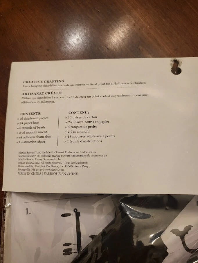 Halloween Estilo "Martha Stewart" - Favores de Fiesta de Halloween - (Lote) - NUEVO Foto 3 de 4