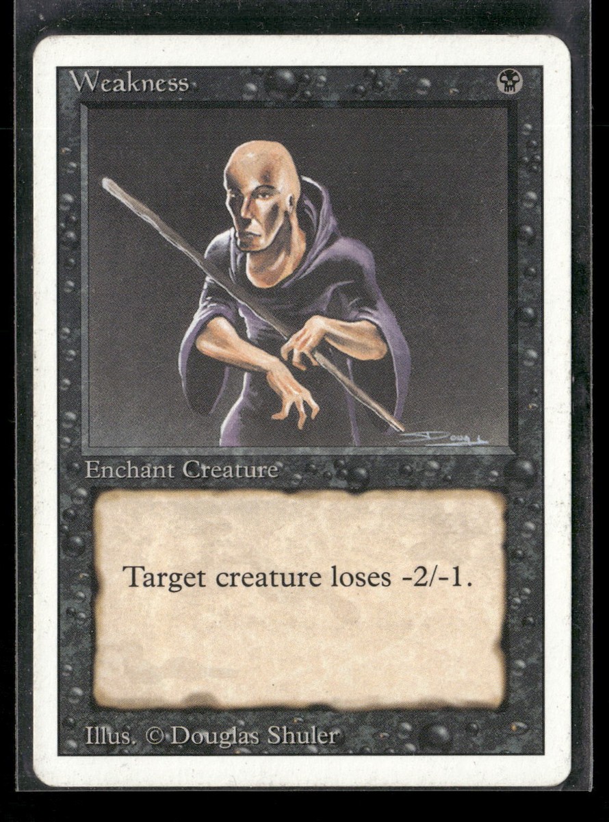 Weakness Revised Edition # Magic The Gathering MTG | eBay