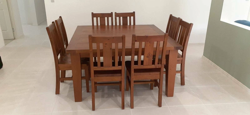 8 Seater Dining Table Solid Timber Made From Recycled 8 Seater Dining Table Solid Timber