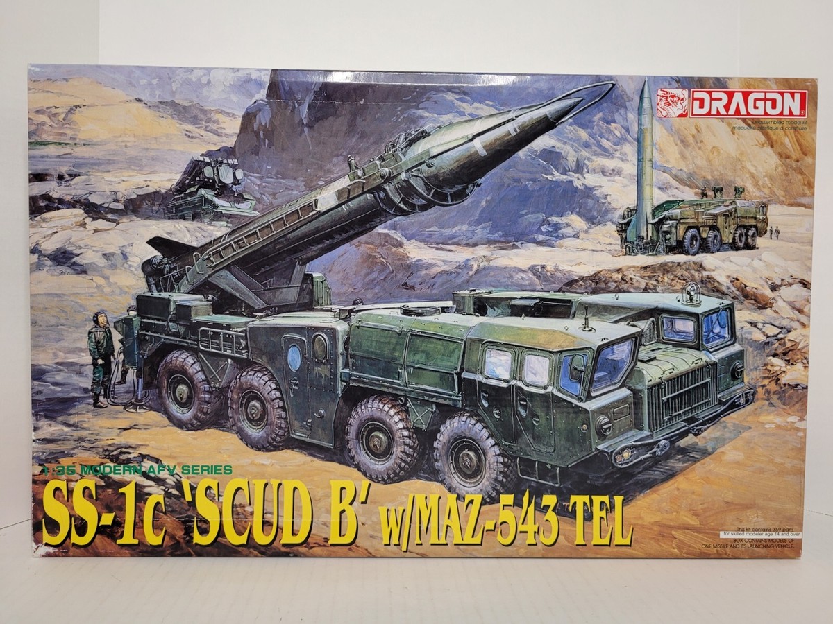 1/35 DRAGON SS-1c 'SCUD B' スカッド B Dragon Models Limited 1/35 scale Kit No. 3520; SS-1c 'SCUD B