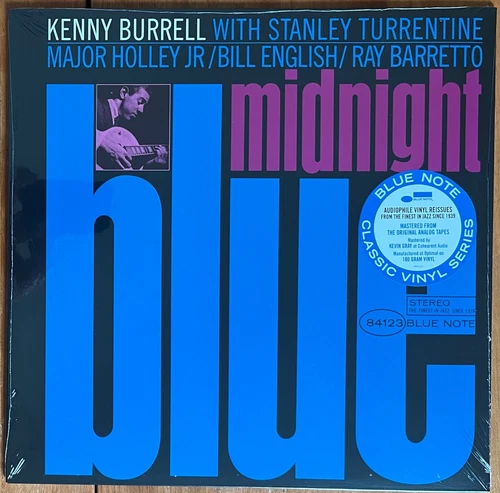 Kenny Burrell - Midnight Blue, SEALED, Blue Note Classic, 180g Reissue LP