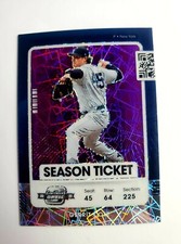 2021 contenders Optic Gerrit Cole 03/16 Season Ticket Purple Velocity FOTL