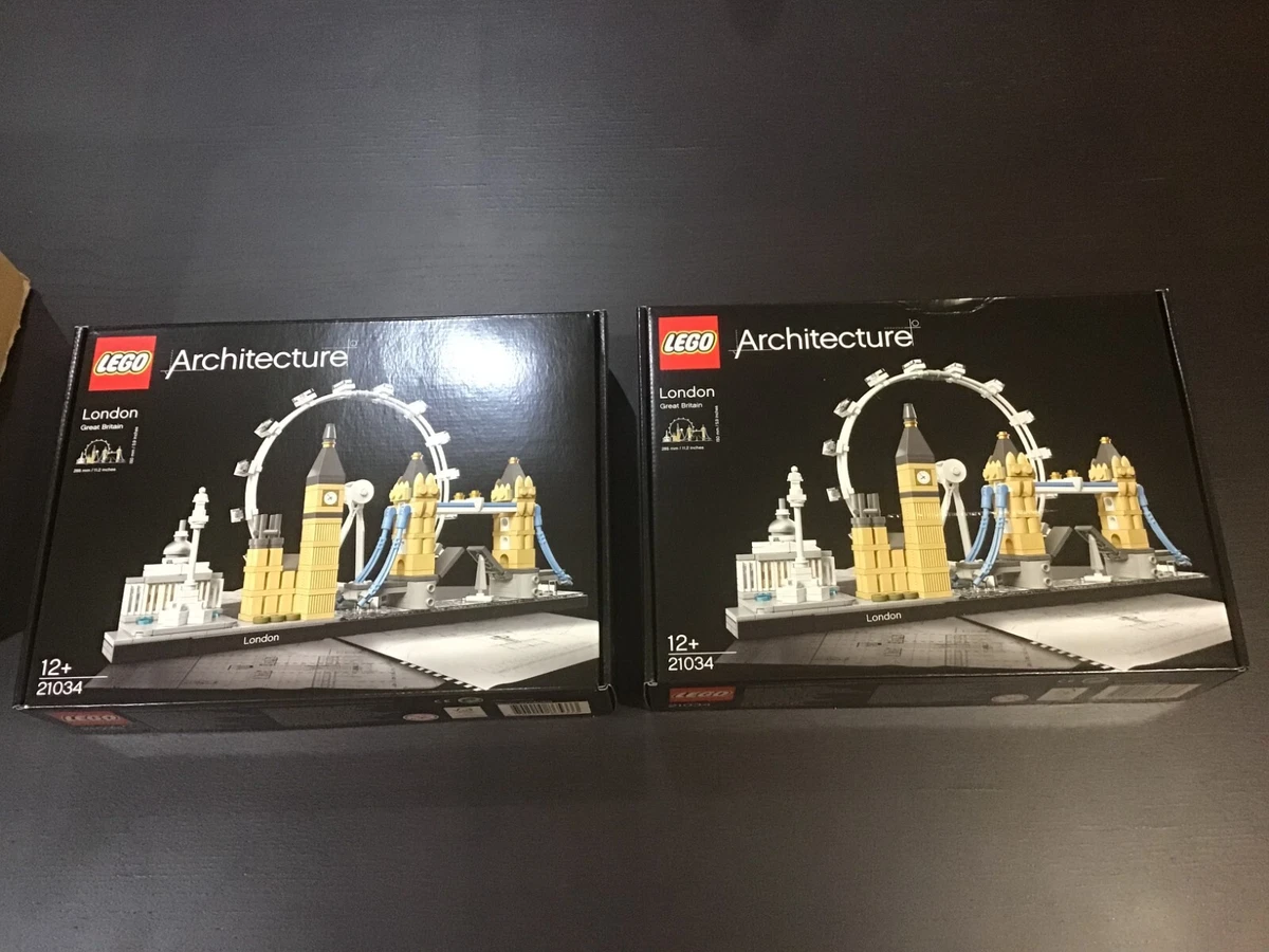 2 X LEGO Architecture London Skyline 21034 Brand New in Sealed