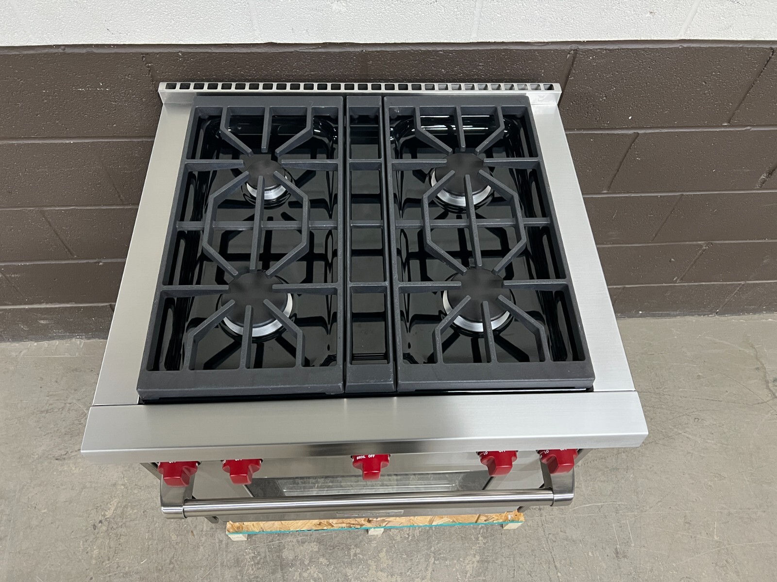 Wolf GR304 30" Professional All Gas Range Oven 4 Burner Stainless eBay