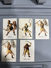 MARX WARRIORS OF THE WORLD CARDS 5 CARDS