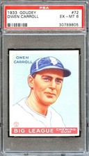 1933 Goudey Baseball Cards 67