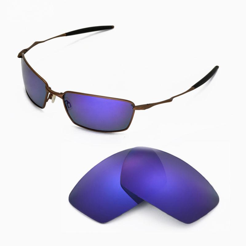 Walleva Replacement Lenses for Oakley Square Whisker Sunglasses