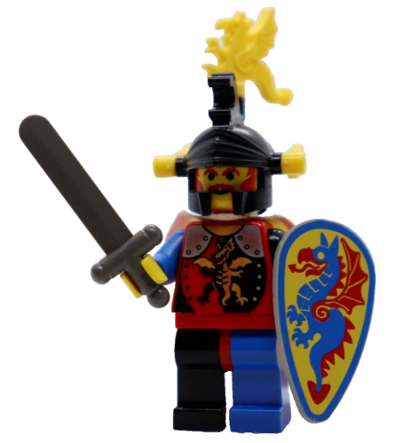 Dragon Master YELLOW Cape Shield 6082 Castle LEGO® Minifigure Mini Figure