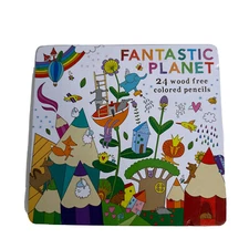 Ooly Fantastic Planet Wood-Free Colored Pencils Set of 24 Colors NEW/Open box