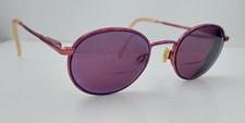 Vintage Charmant CH8063 Pink Purple Round Metal Sunglasses Japan FRAMES ONLY
