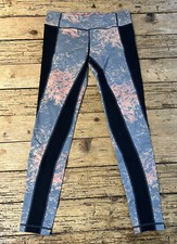 VMMA Women  s Size M Grey/Orange Yoga Running 7/8 Leggings