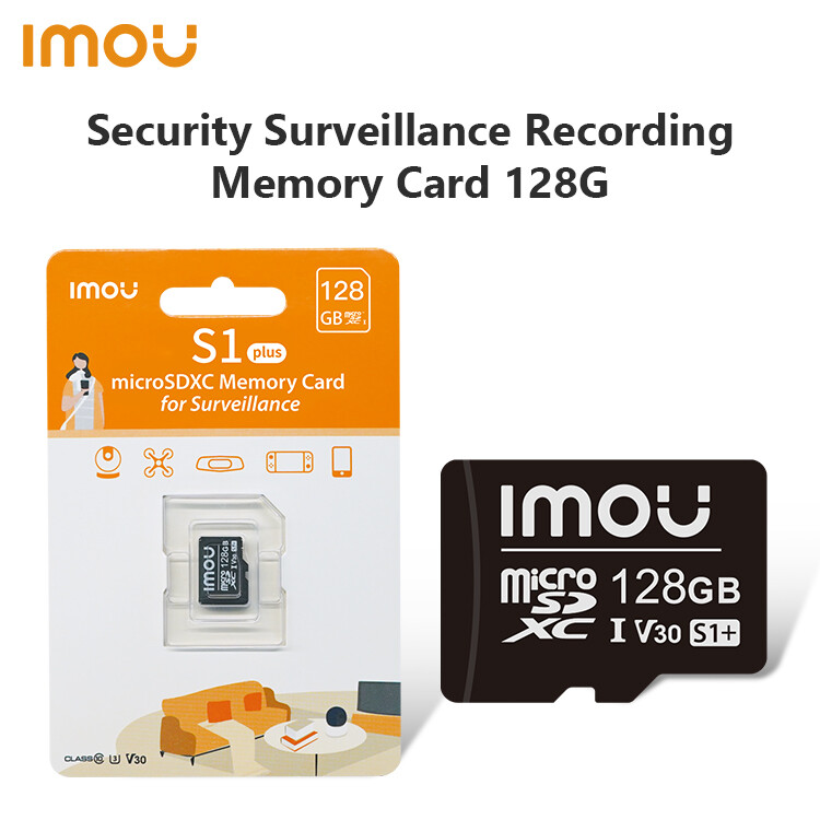 Imou 128GB Micro SD Card-Class 10 High Speed TF Flash Memory Card Micro SD  SDXC