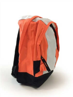 MINI BACKPACK BAG CHILD TREKKING SCHOOL FOLDER BAG ORANGE FABRIC