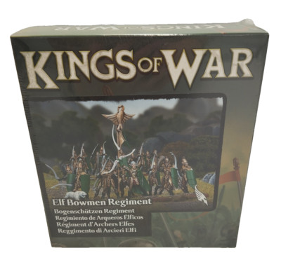 KoW Elves Bowmen Regiment Mantic Games Elfen Bogenschützen Regiment Neu #