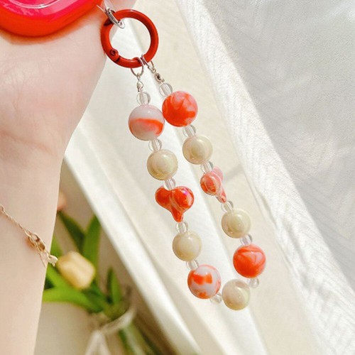2 Pcs Mobile Phone Wrist Strap Colorful Beaded Lanyard - Zdjęcie 9 z 12