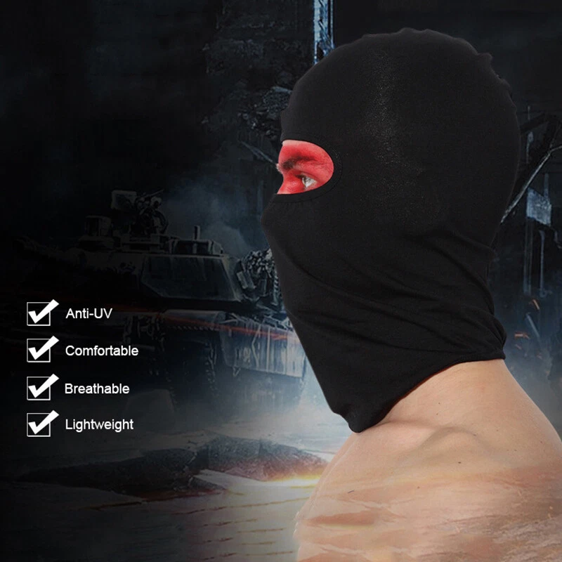 Lycra Hunting Balaclava Full Face Cover Shield Neck Tube Scarves Headwear Hats - Image 4 of 4