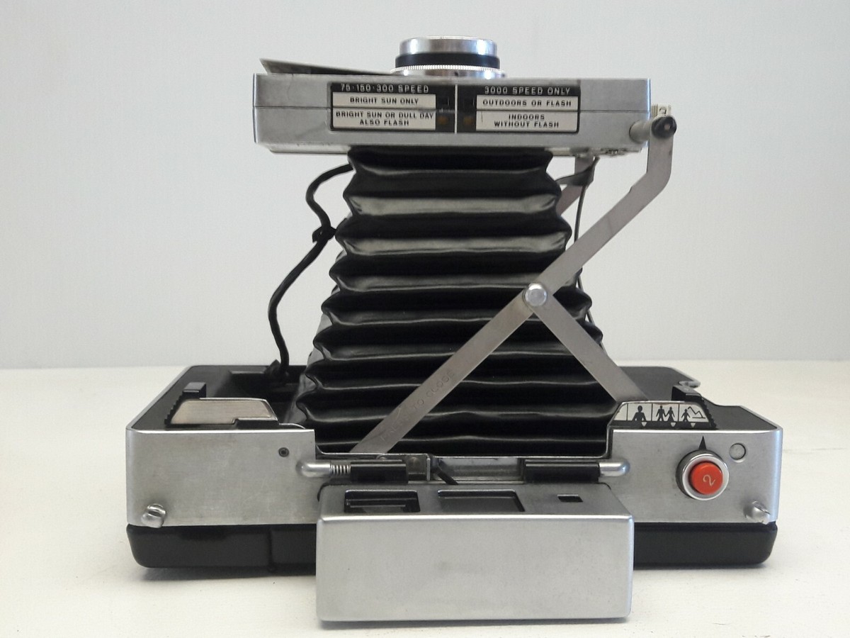 polaroid automatic 250 land camera missing front cover, battery conversion  ready