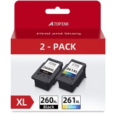 PG-260XL CL-261XL Ink Cartridge for Canon 260 261 Pixma TS6420 TS6420a TR7020a