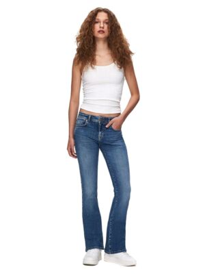 LTB Damen Jeans JULIANA  - Low Waist - Bootcut - Blau W27-W34 Baumwolle