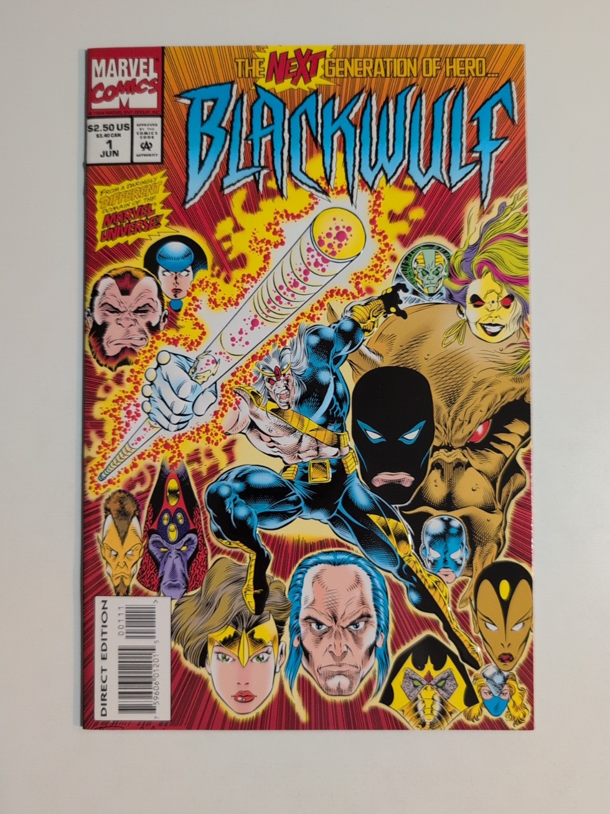 Blackwulf #1 Marvel Comics 1994 DOLLAR Comic Sale