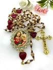 Rosary Immaculate Heart Mary and Sacred Heart Jesus