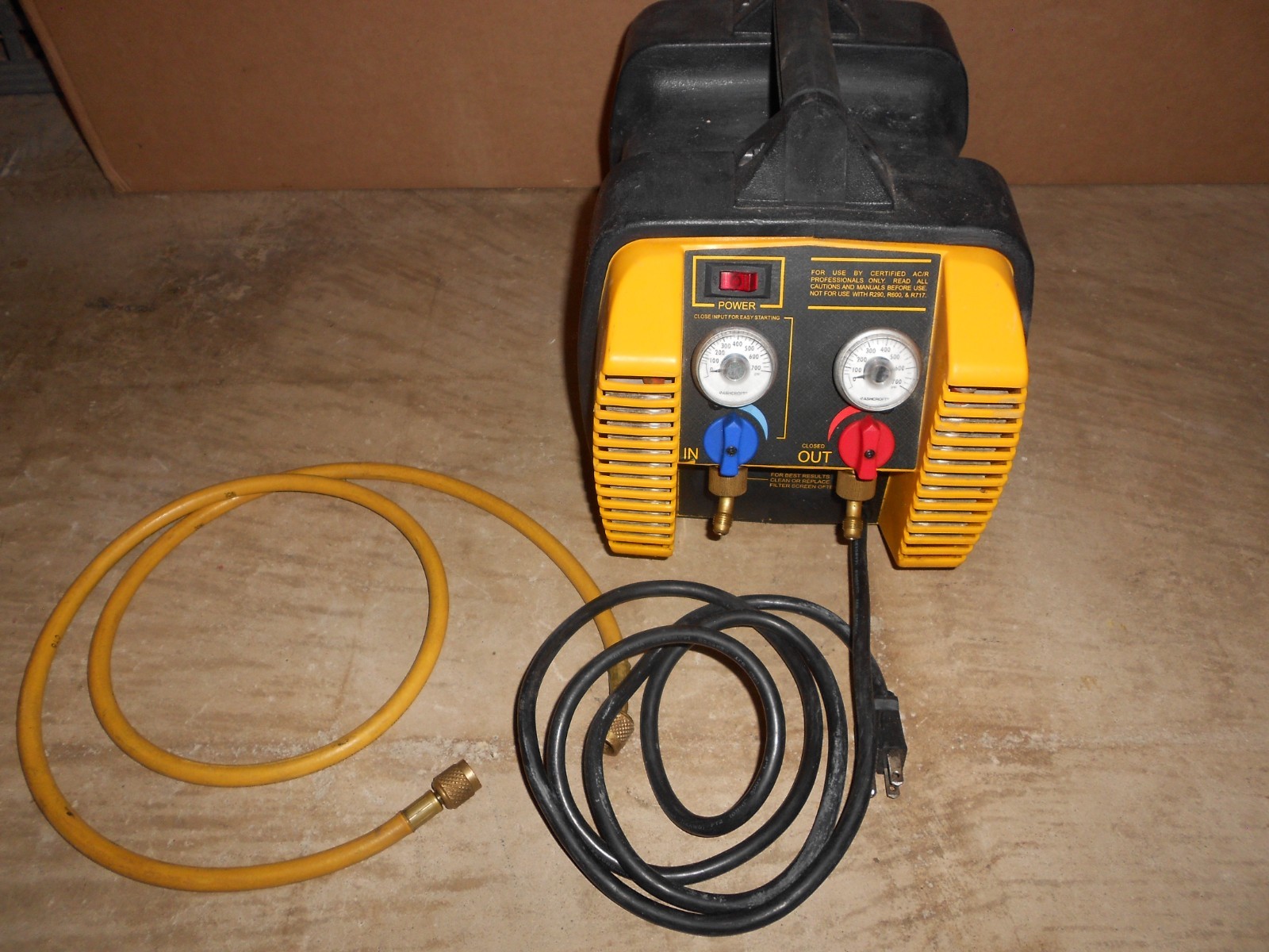 APPION G5 TWIN REFRIGERANT RECOVERY MACHINE HVAC TOOL